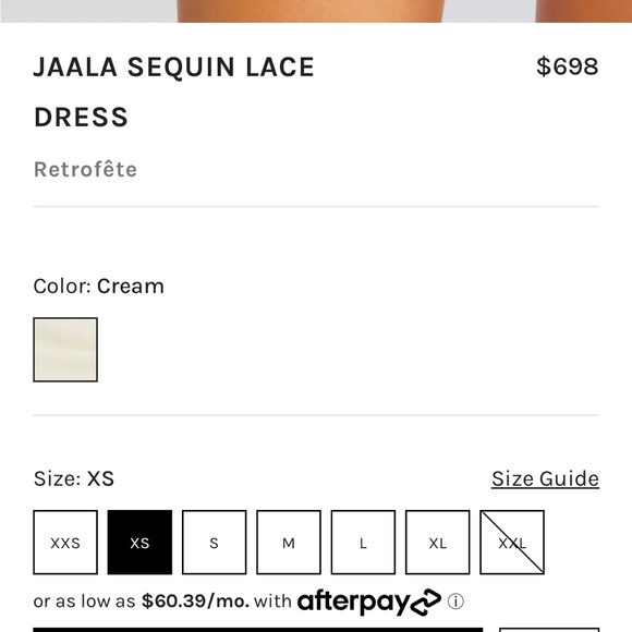 Jaala Sequin Dress Retrofete Size XS. Shell pattern! - Picture 4 of 8